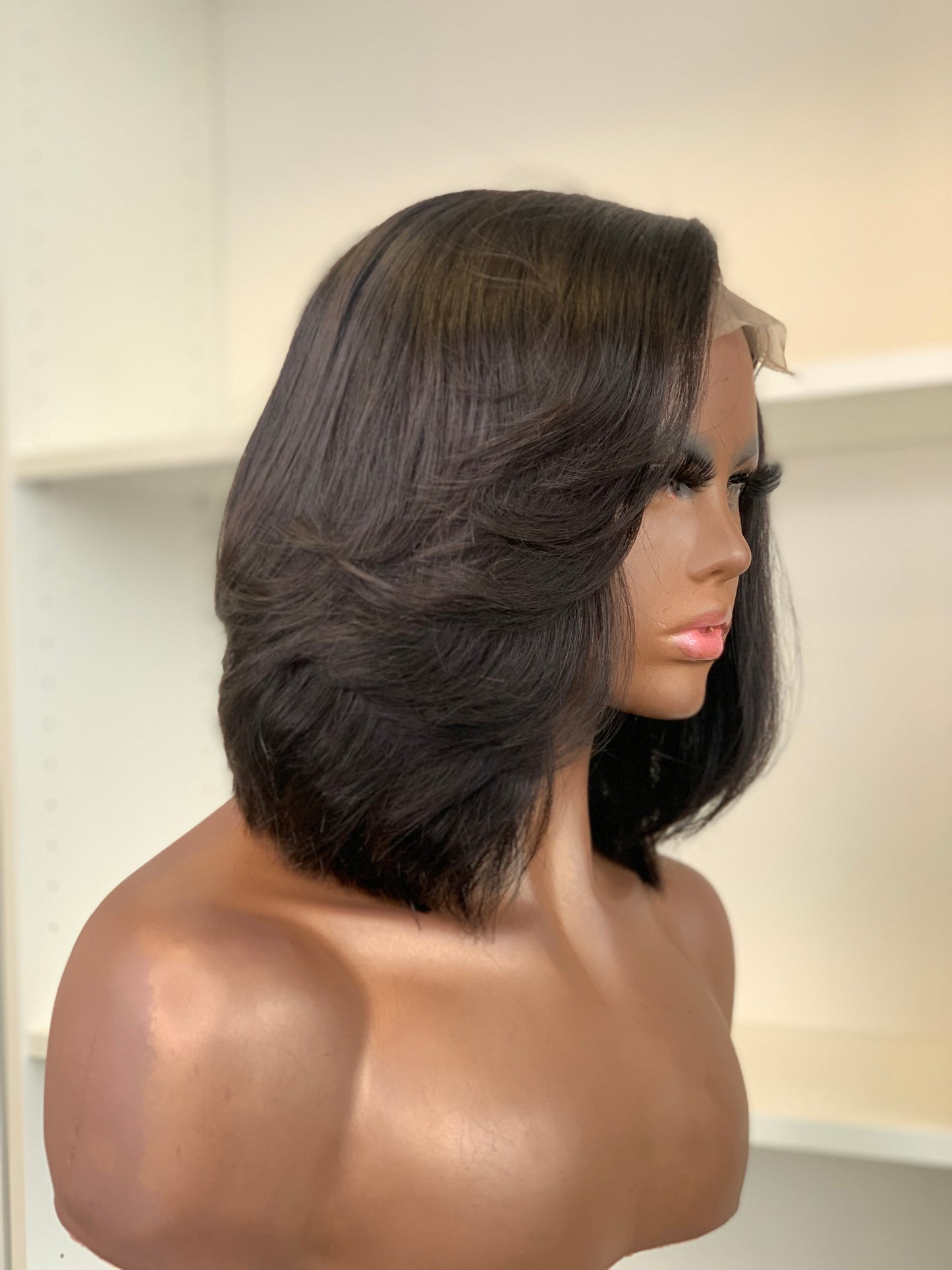 Sheena 12” 5x5 HD Lace Closure Glueless Bob Human Hair Wig