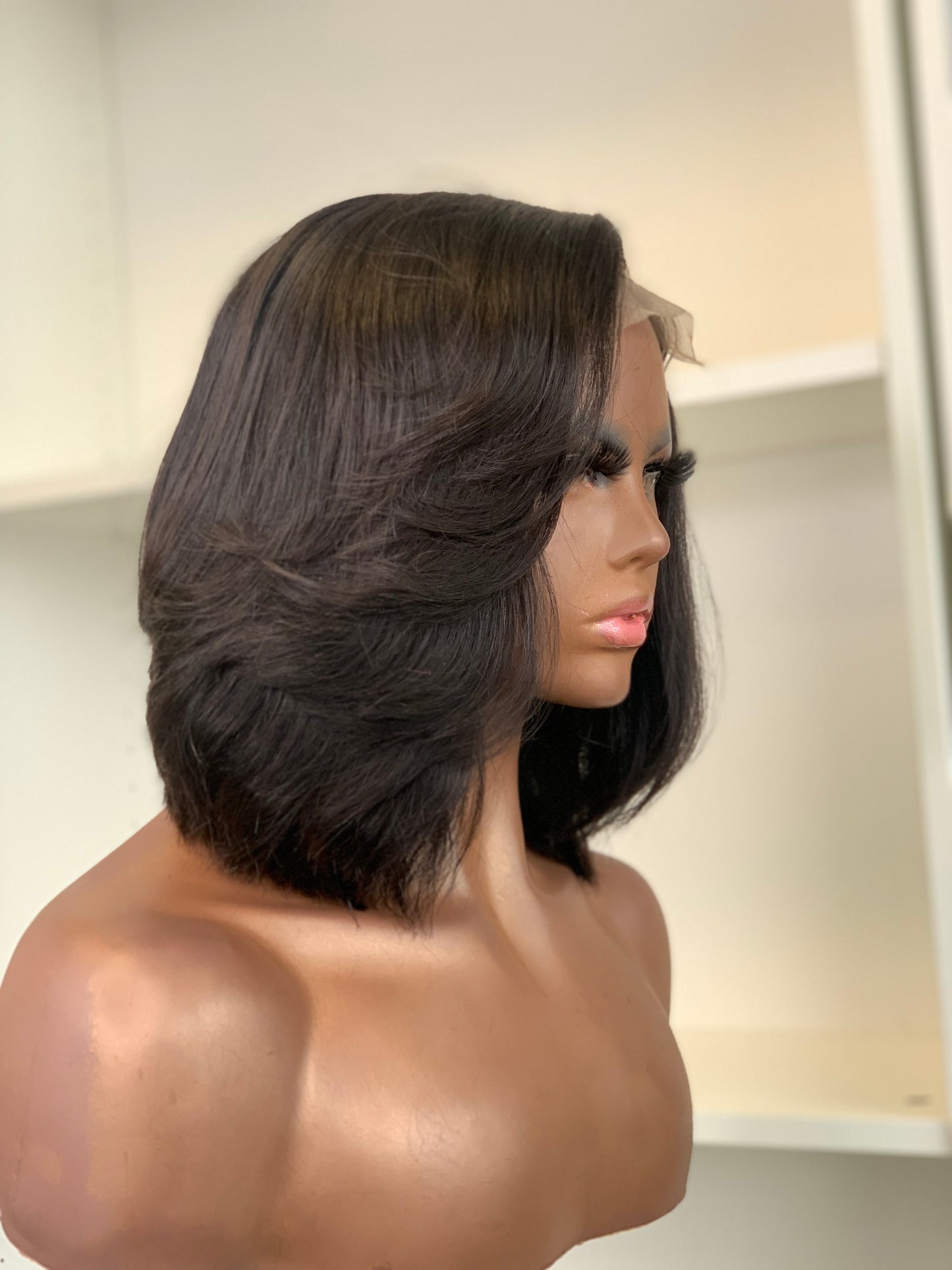 Sheena 12” 5x5 HD Lace Closure Glueless Bob Human Hair Wig