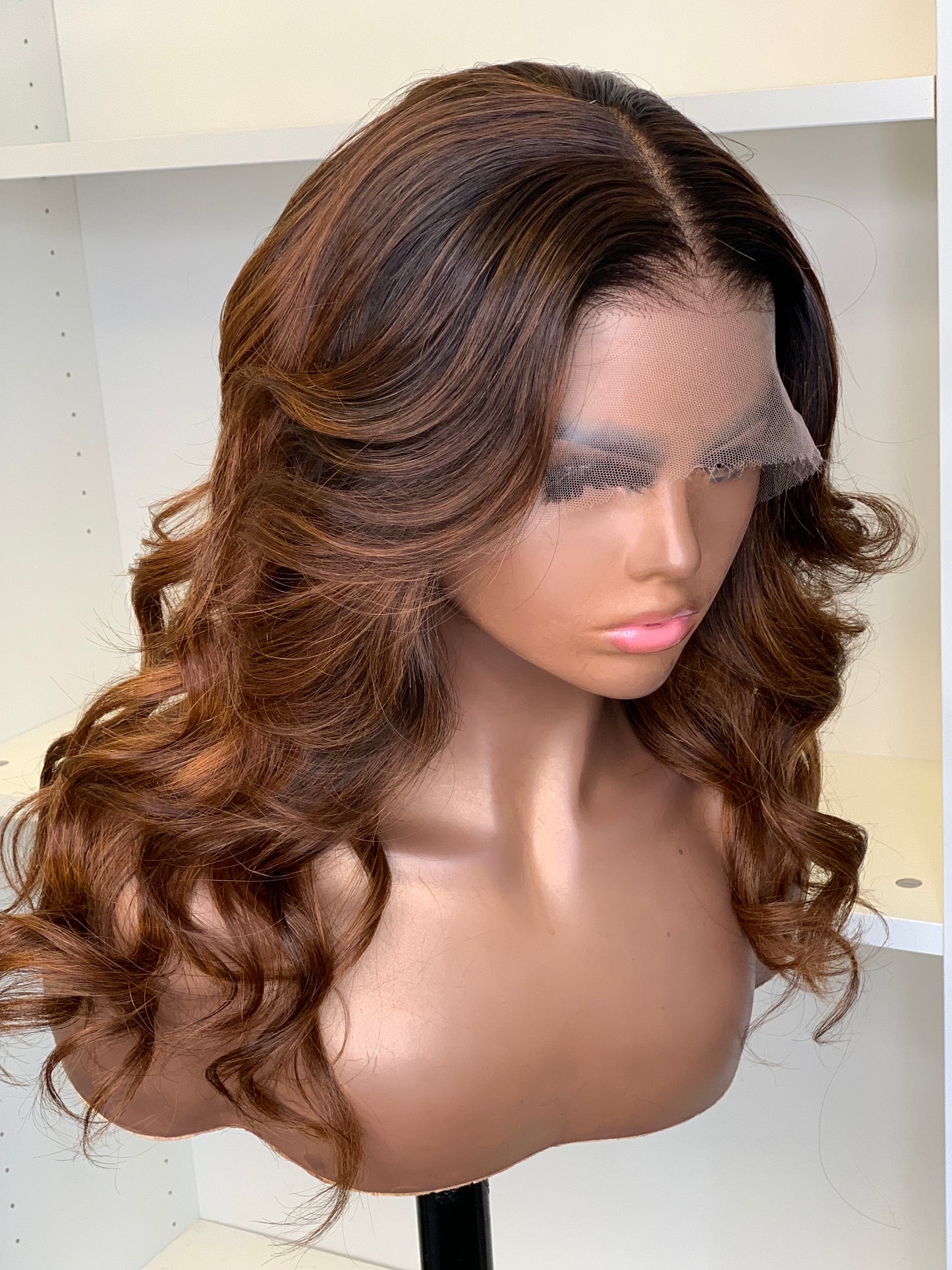 Marcia 18" HD Lace Frontal Glueless Human Hair Wig