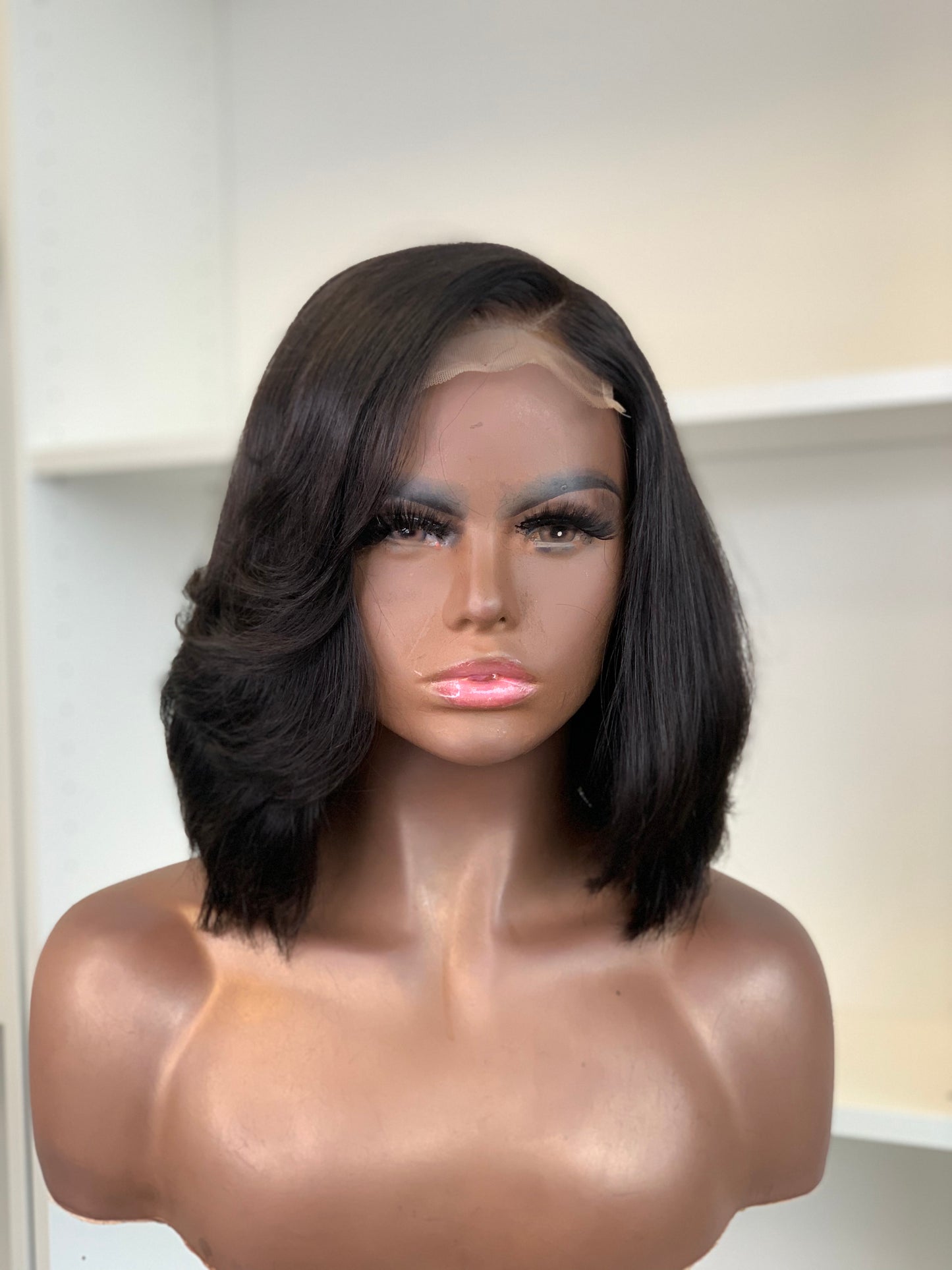 Sheena 12” 5x5 HD Lace Closure Glueless Bob Human Hair Wig