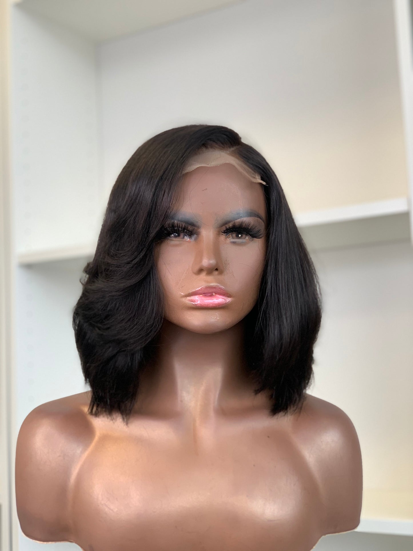 Sheena 12” 5x5 HD Lace Closure Glueless Bob Human Hair Wig